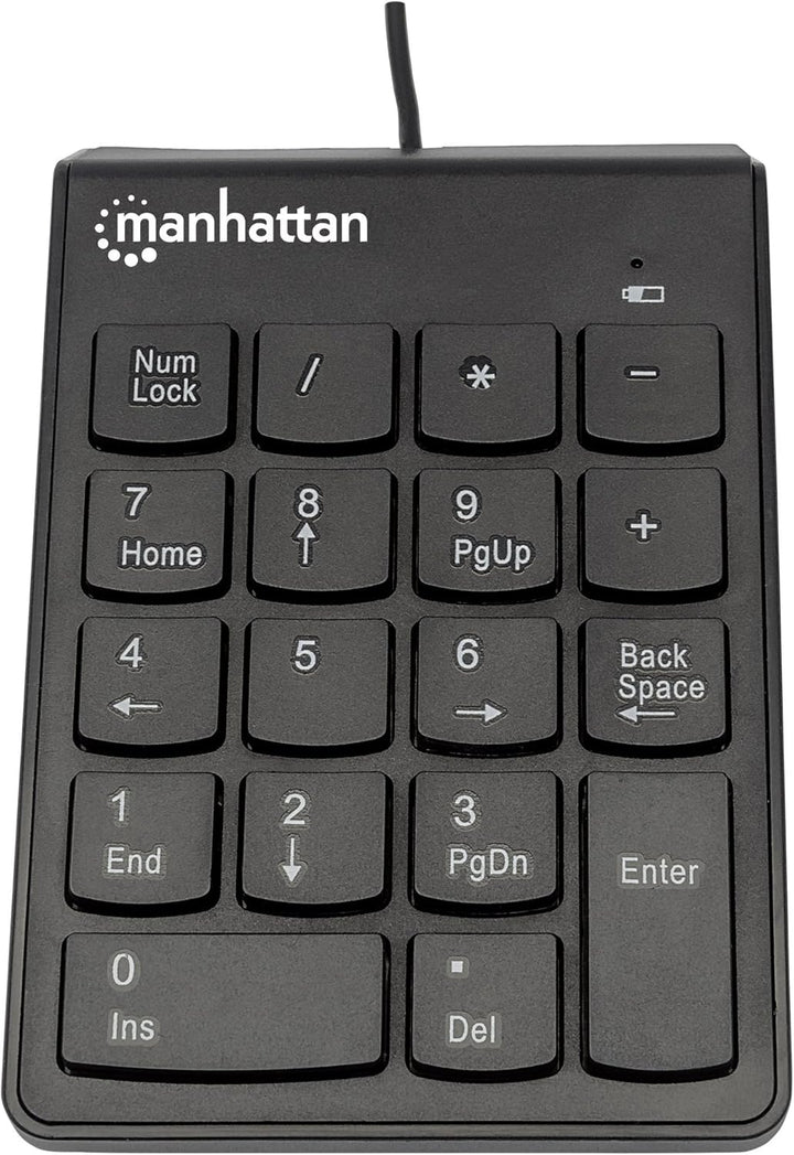 Manhattan-Products Ziffernblock - USB Nummernblock, kabelgebundenes Keypad, NumLock-Funktion, Ultrad