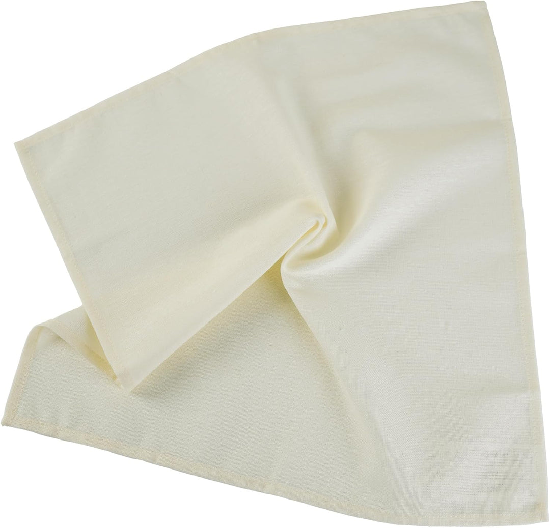 weich Baumwoll-Polyester gemischt Abendessen Cloth Servietten, 12 Stück (40 x 40 cm), für Veranstalt