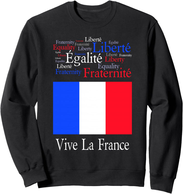 Vive La France Bastille-Tag Sweatshirt