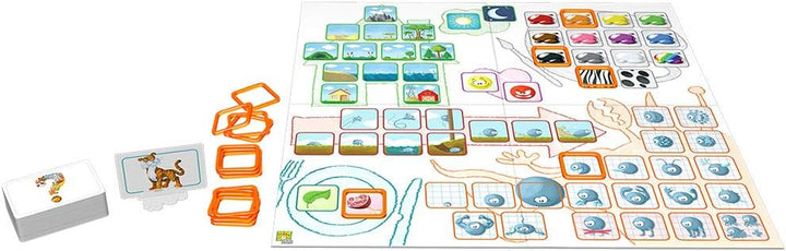 Repos Production CKASP01 Animal UNbox JETZT-Konzept Kids-Brettspiel auf Spanisch, bunt Concept Kids,