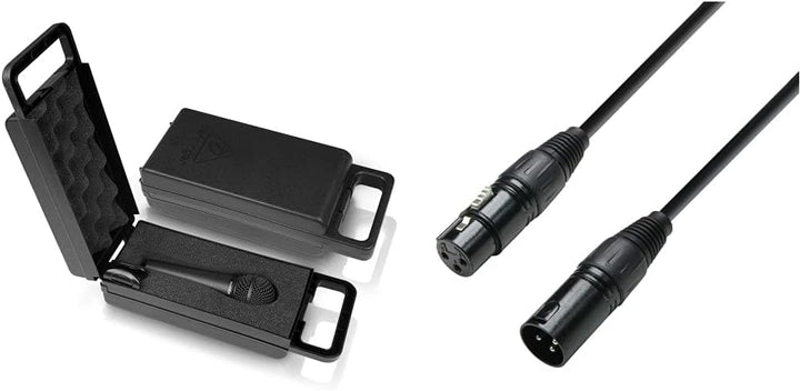 Behringer Ultravoice XM8500 Dynamisches Gesangsmikrofon mit Nierencharakteristik & Adam Hall Cables
