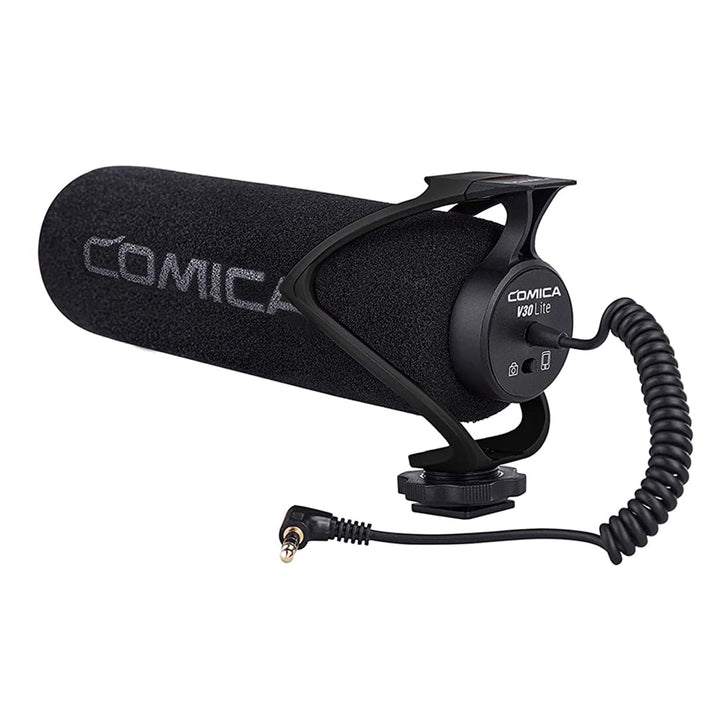 comica CVM-V30 LITE Kamera Mikrofon Super-Kardioid Kondensator Video Mikrofon Richtmikrofon für Cano