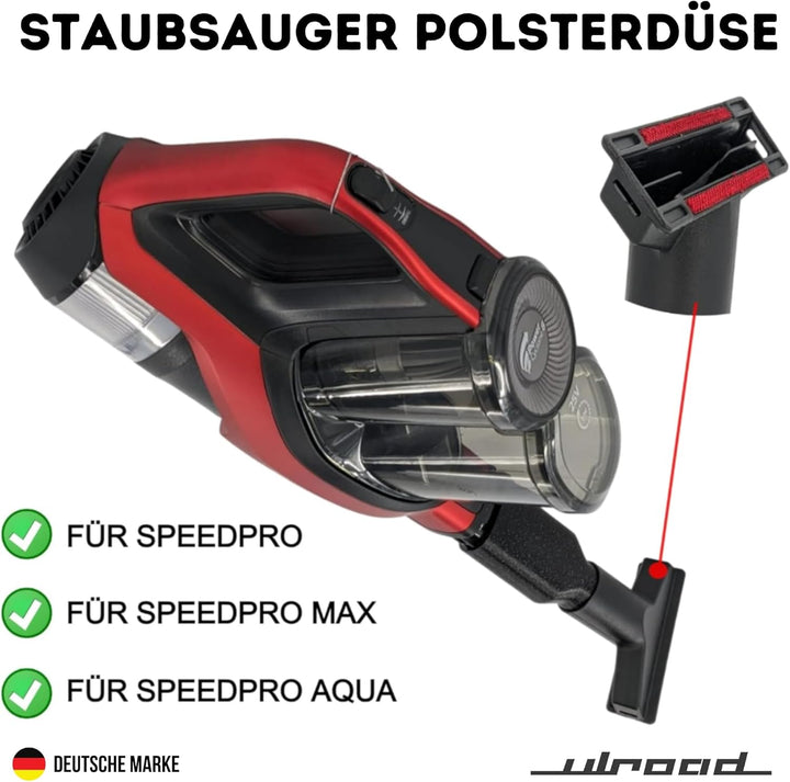 Polsterdüse kompatibel mit Philips SpeedPro Max Aqua Speed Pro Ersatzteil Staubsaugerdüse Bürste Düs
