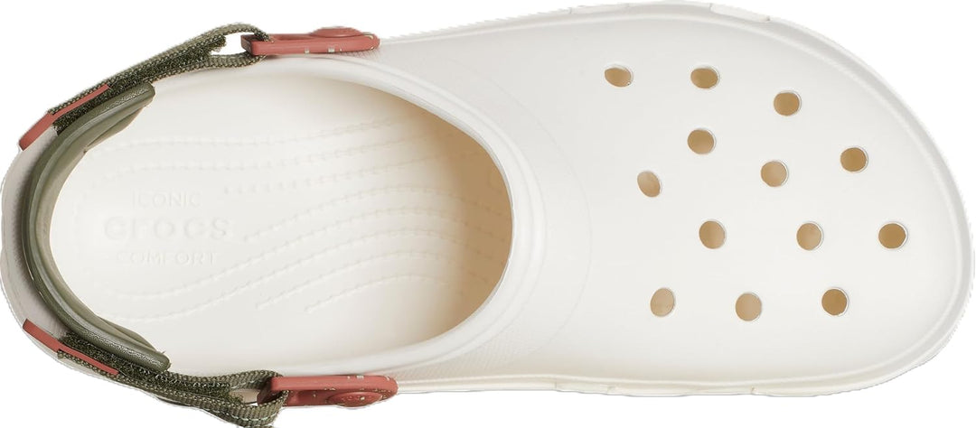 Crocs Unisex Classic All Terrain Clogs 36/37 EU Chalk, 36/37 EU Chalk