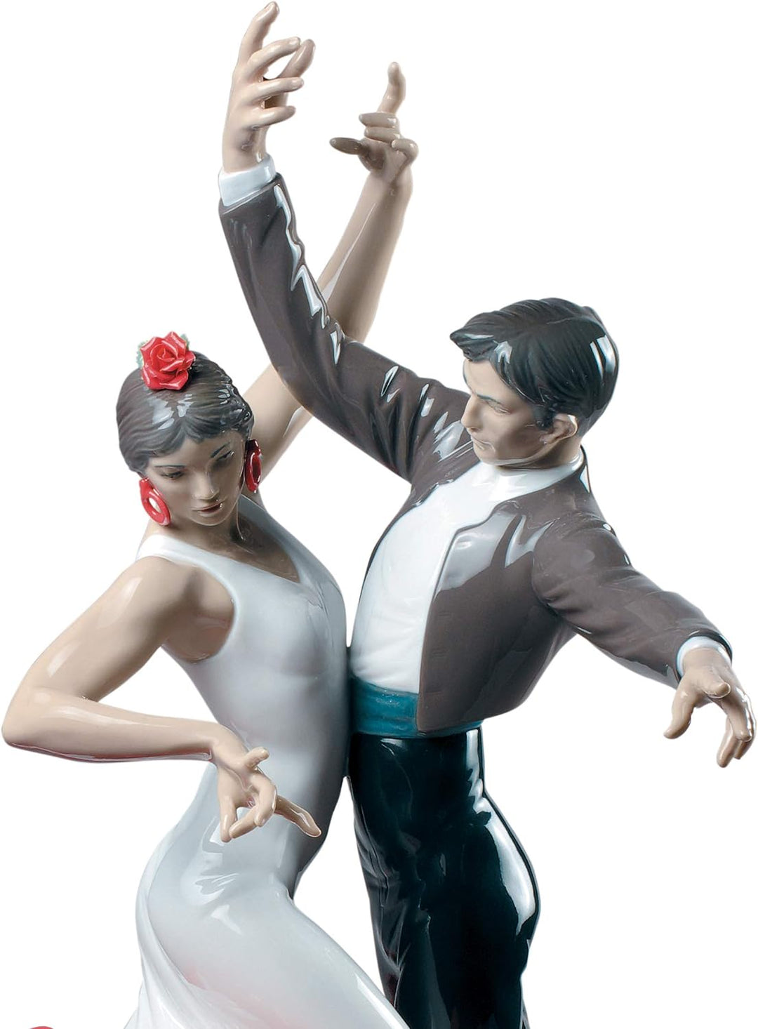 LLADRÓ Paar Figur Flamenco Tänzer. Flamenco. Porzellan.