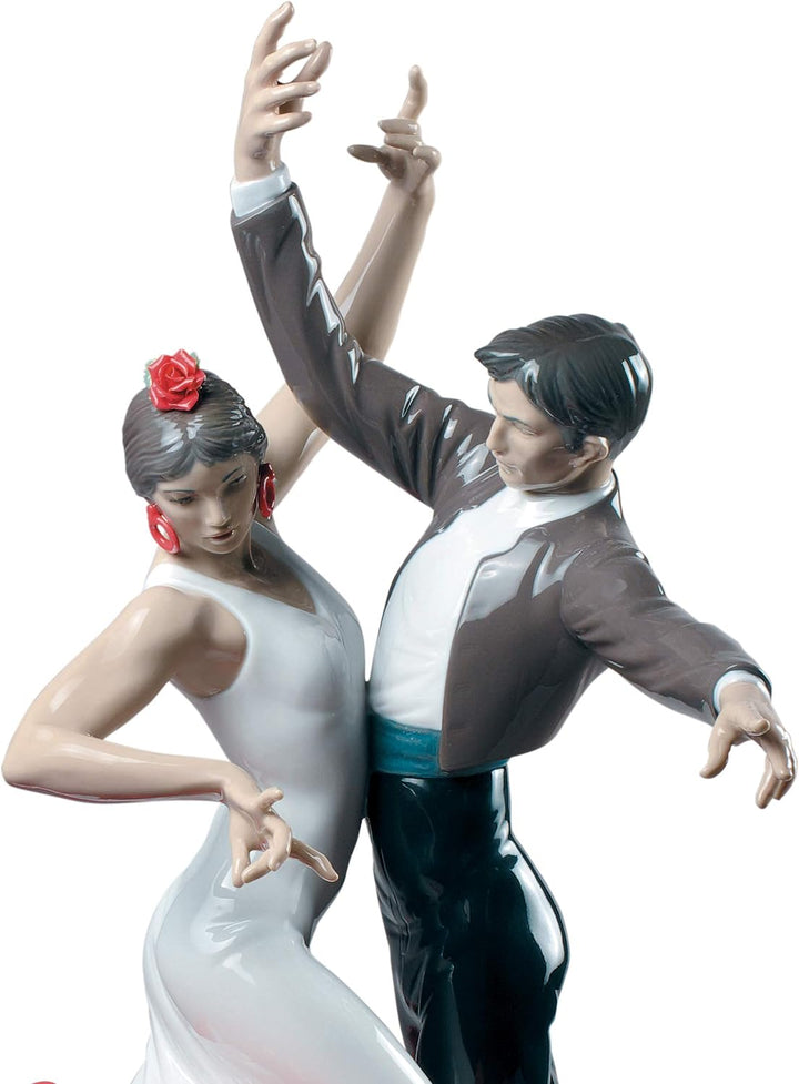 LLADRÓ Paar Figur Flamenco Tänzer. Flamenco. Porzellan.