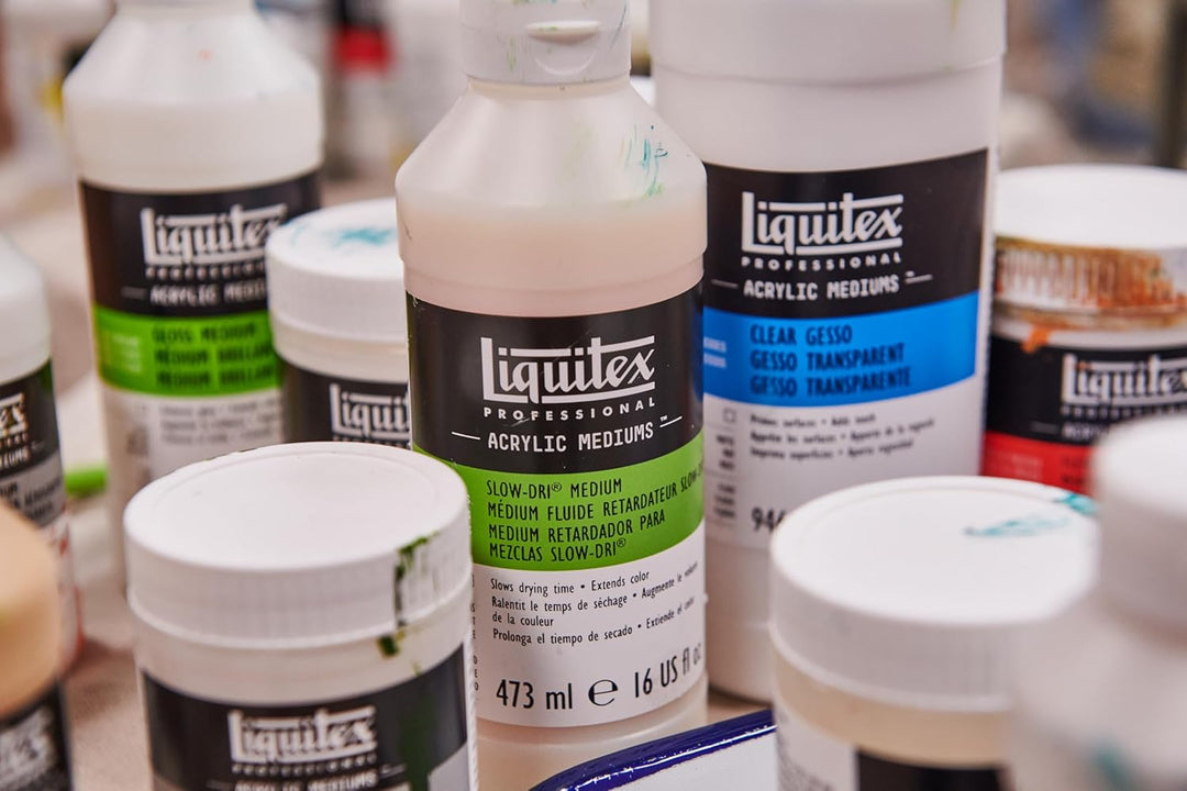 Liquitex 5336 Professional Gesso, Grundierung für Acrylfarben, Licht und Alterungsbeständiger Primer
