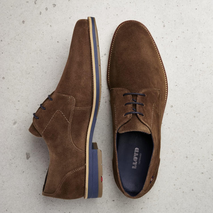 LLOYD Herren Schnürhalbschuhe Langston, Männer Businessschuhe, Havanna