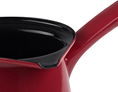 Riess, 0445-020, Kaffeekocher, CLASSIC - COLOR ROT, Durchmesser 11 cm, Inhalt 0.75 Liter, Höhe 10.5