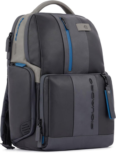 Piquadro Urban Rucksack RFID Schutz Leder 44 cm Laptopfach