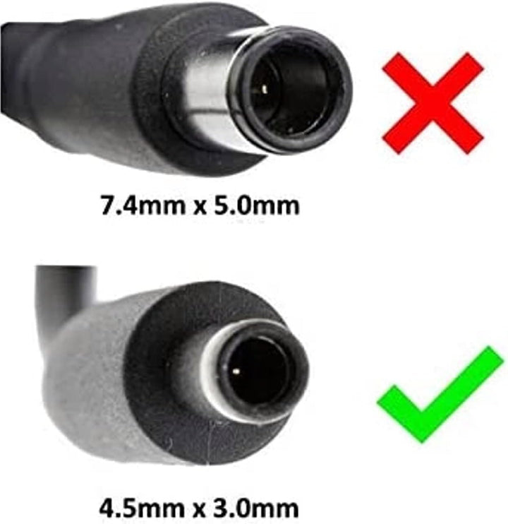 Dell XPS 15 (9560) Original Netzteil 130 Watt abgerundete Bauform