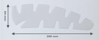 BIKE-label Seitentank Pad Motorrad Lackschutz Aufkleber Transparent 800021