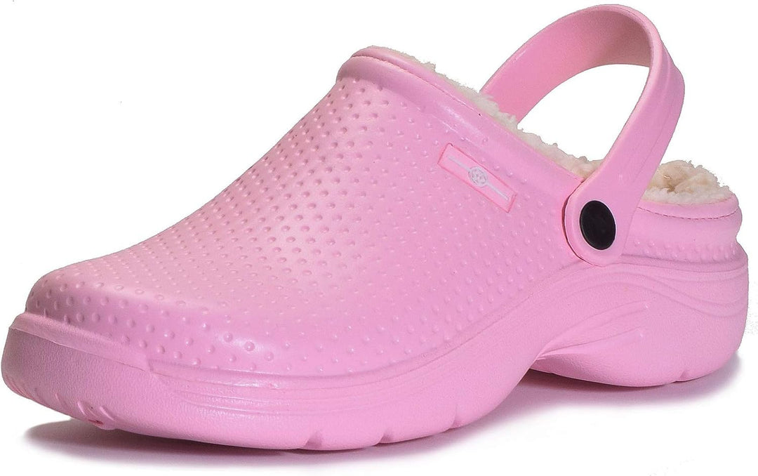 Eagsouni Clogs Hausschuhe Gefüttert Herren Damen Winter Gartenschuhe Wasserdicht Gartenclogs Warme P