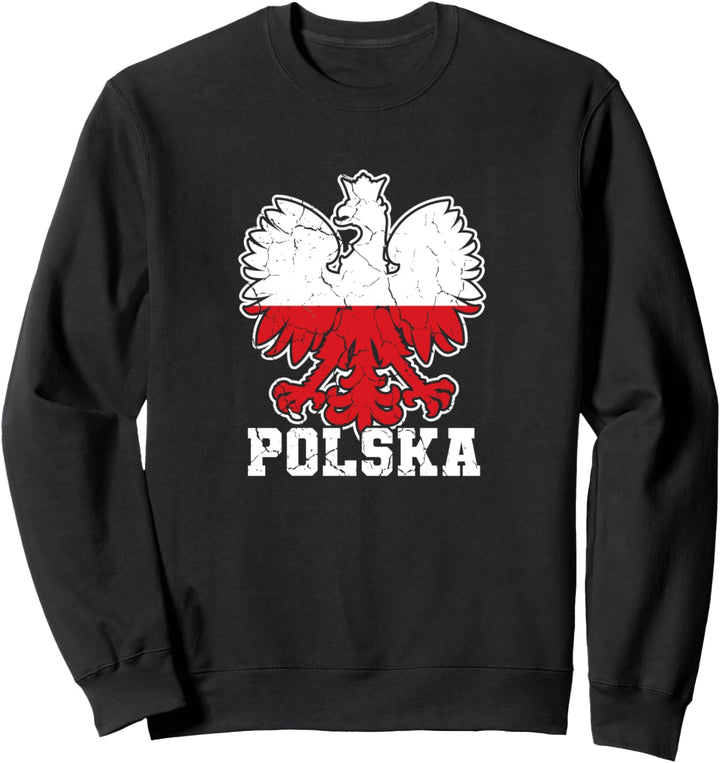 Polska Polnischer Adler Polnisches Wappen Polen Sweatshirt