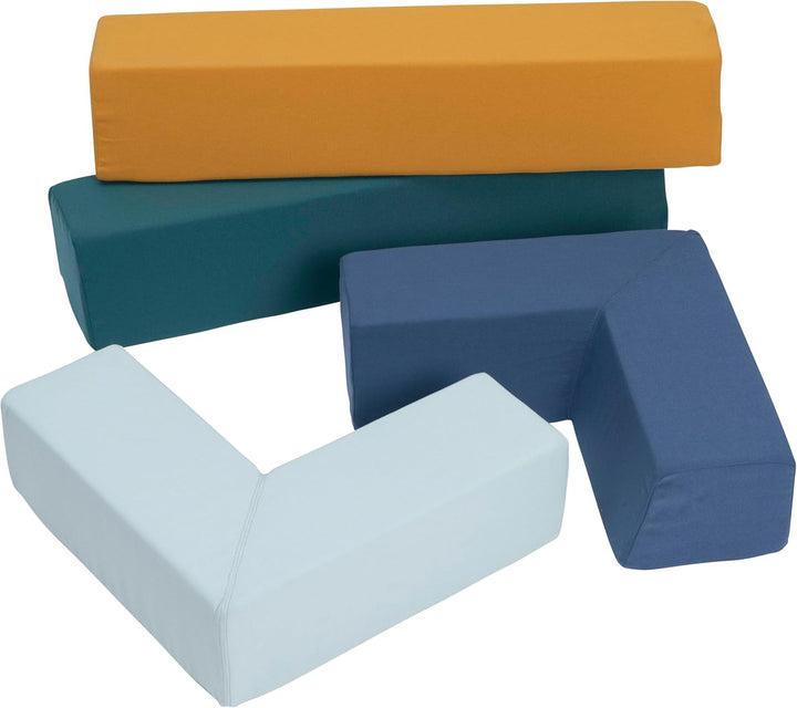 Betzold Rückenlehne für Hüpfpolster - Schaumstoff-Füllung Spiel-Zubehör Kinder-Zimmer mint Winkel, m
