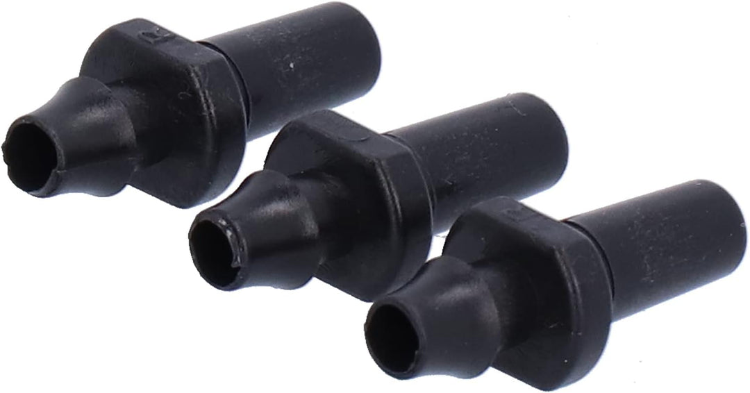 50 Set 4 Wege Nebeldüse, Mikro Zerstäuber Sprinkler Kopf, Kunststoff Gartenbewässerungs Tropfsprühdü