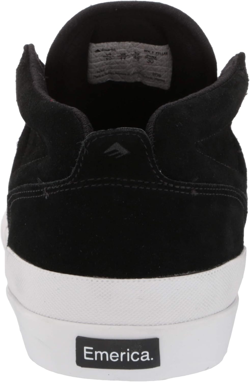 Emerica Herren Pillar Skate-Schuh 41 EU Schwarz Weiss Goldfarben, 41 EU Schwarz Wei&#xDF; Goldfarben