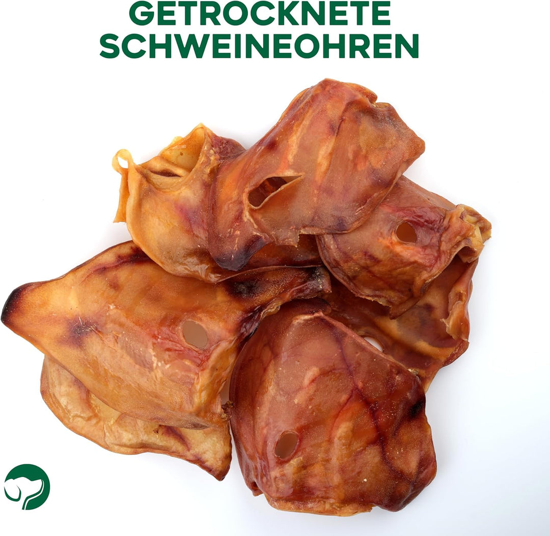 Top Dog Premium Schweineohren - aus Deutschland - 200 Stück (min. 8 KG) 200 Stück (1er Pack), 200 St