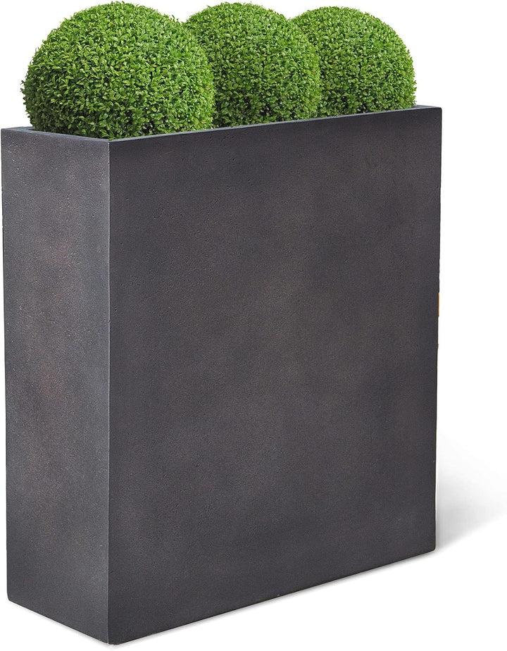 ESCHBACH® Pflanzkübel HIGH Box 90 Espresso Anthrazit Raumteiler XXL * 88 x 36 x 100 cm * 10 Jahre Ga