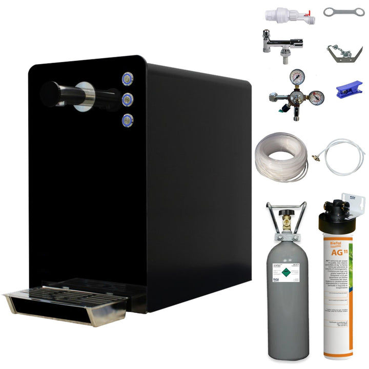 Wassersprudler BT-30 SetTafelwasseranlage mit Kühlung Sprudelwasser Trinkwasser Wasserspender 30 L/h