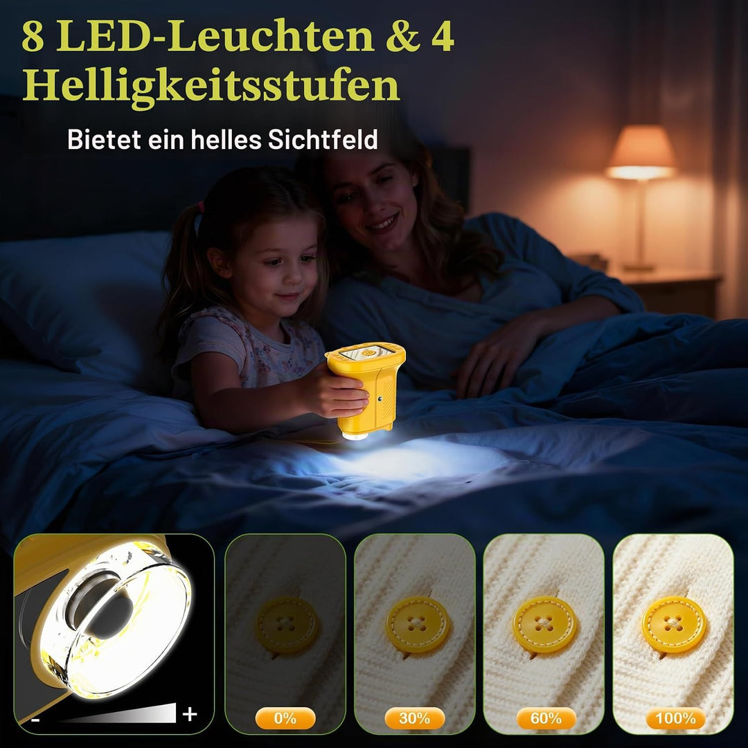 Digitales Mikroskop für Kinder,Hand Mikroskop Digital mit 2.4 Zoll Bildschirm 200x Taschenmikroskop,