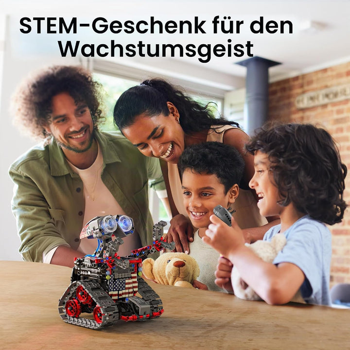 Sillbird Ferngesteuerte Roboter für Kinder, RC-Robotik, 4-in-1, Konstruktionsspielzeug mit kreativer