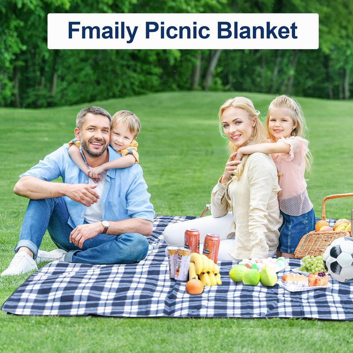 Picknickdecke 300x300cm, Stranddecke Wasserdicht Sandfrei Outdoor Decke Waschbar XXL Picknickdecken,