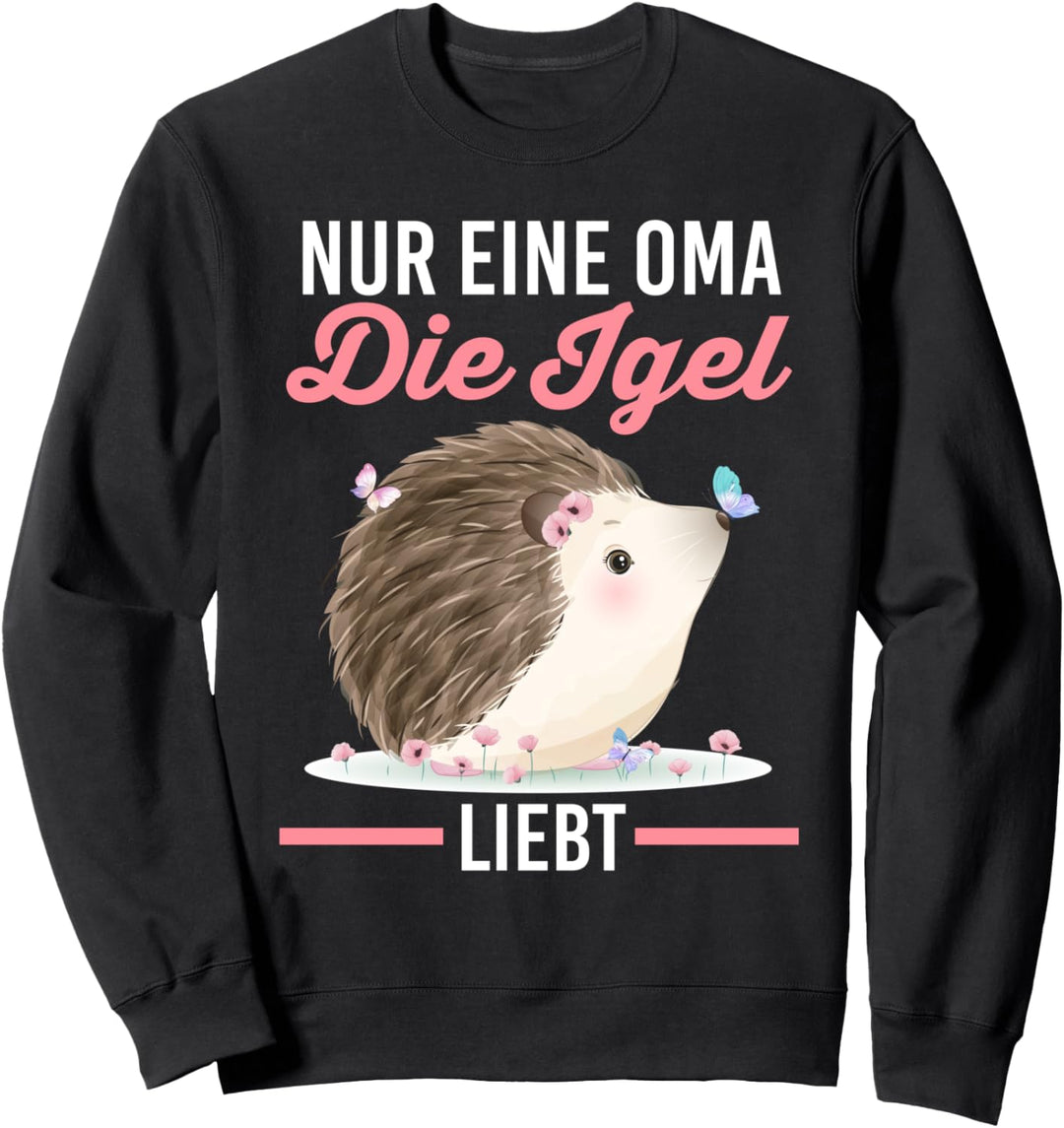 Oma Grossmutter Igel Sweatshirt