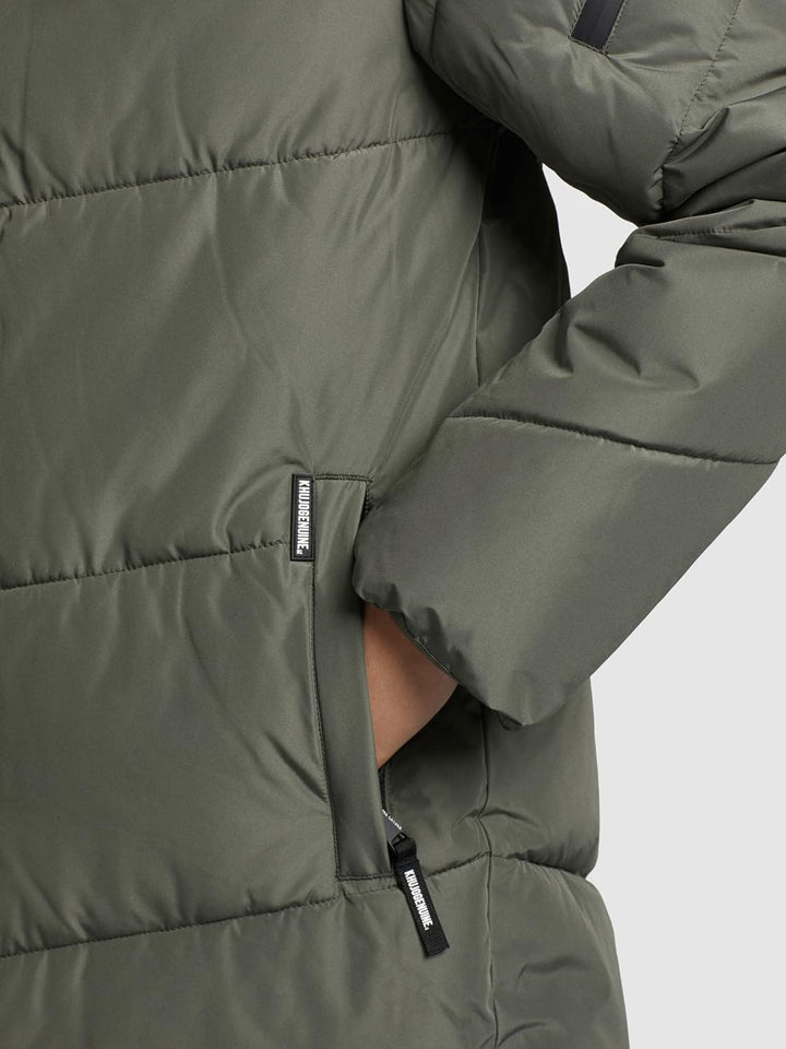 khujo Damen Jacke JORDIS3 gesteppt Winterjacke Kapuze Zwei-Wege-Reissverschluss M Mint, M Mint