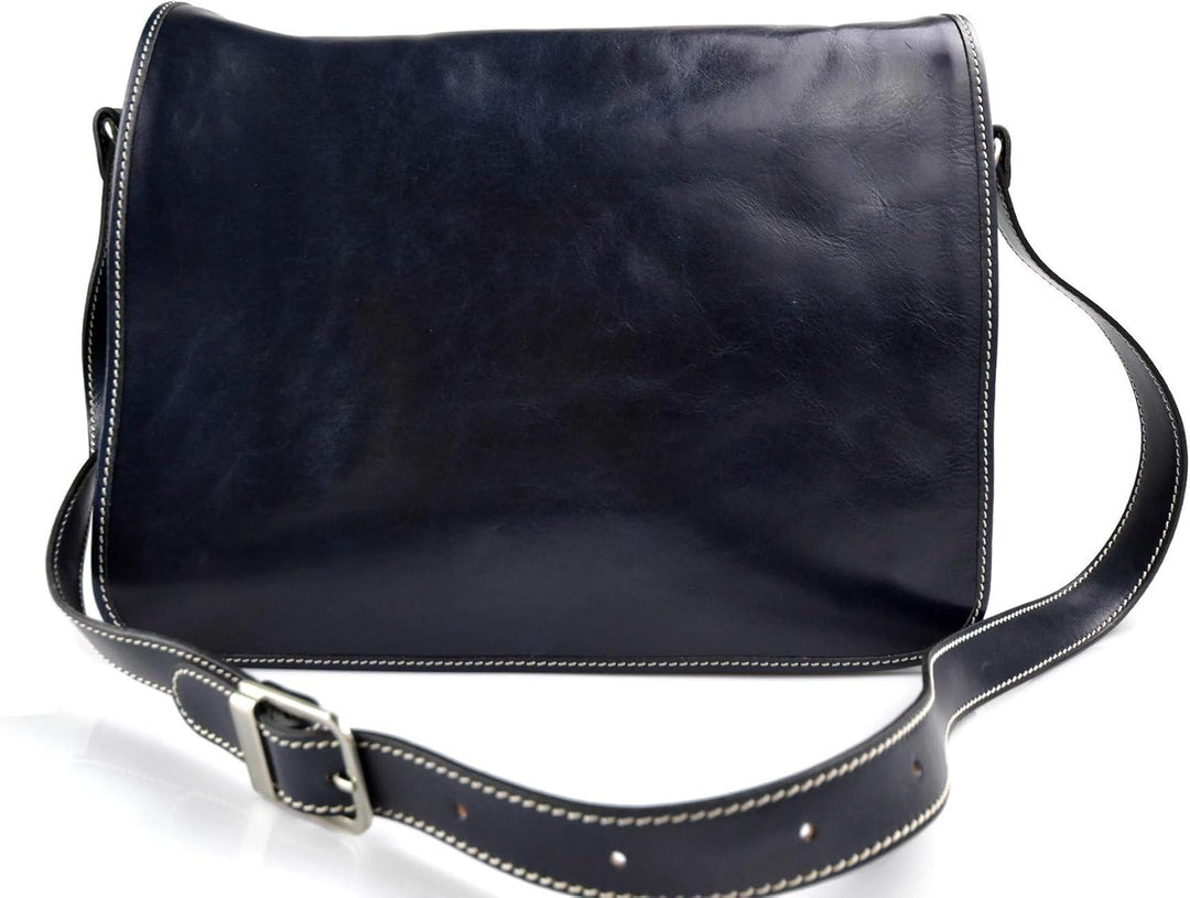Leder messenger tasche umhängetasche kuriertasche schultertasche aktentasche messenger ledertasche l