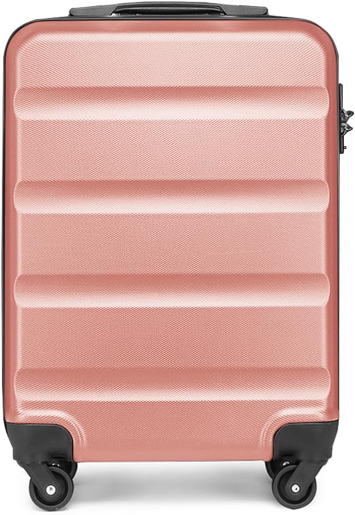 KONO Handgepäck Koffer Klein Reisekoffer Leicht Hartschale Rollkoffer mit TSA Schloss und 4 Rollen,
