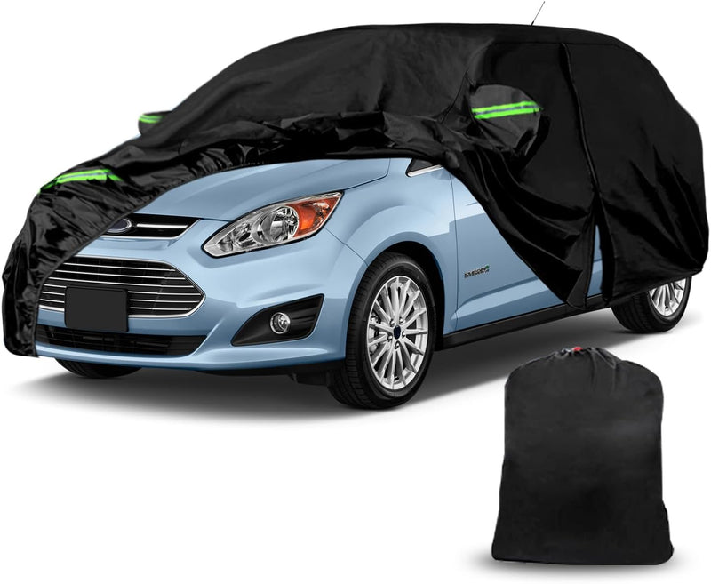 Auto Abdeckung für FORD C-MAX 2003–2019 Oxford Baumwolle Wasserdicht für Regen Sonne Staub Schutz Au