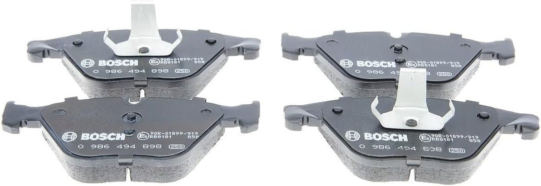 Bosch BP1886 Bremsbeläge - Vorderachse - ECE-R90 Zertifizierung - vier Bremsbeläge pro Set