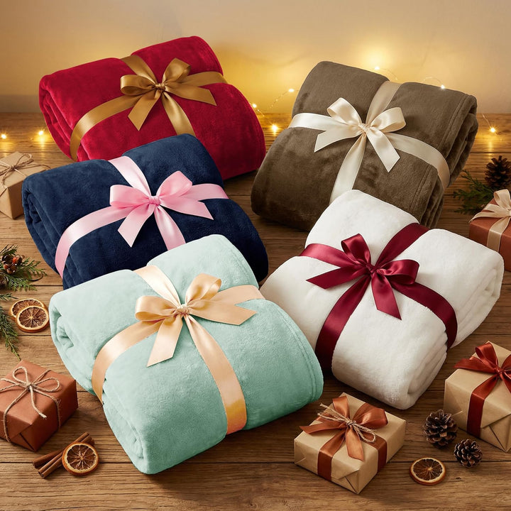 CozyLux Kuscheldecke Flauschig Decke Sofa 130x150 cm für 4 Jahreszeiten - Weich/Warm/Leicht Sofadeck