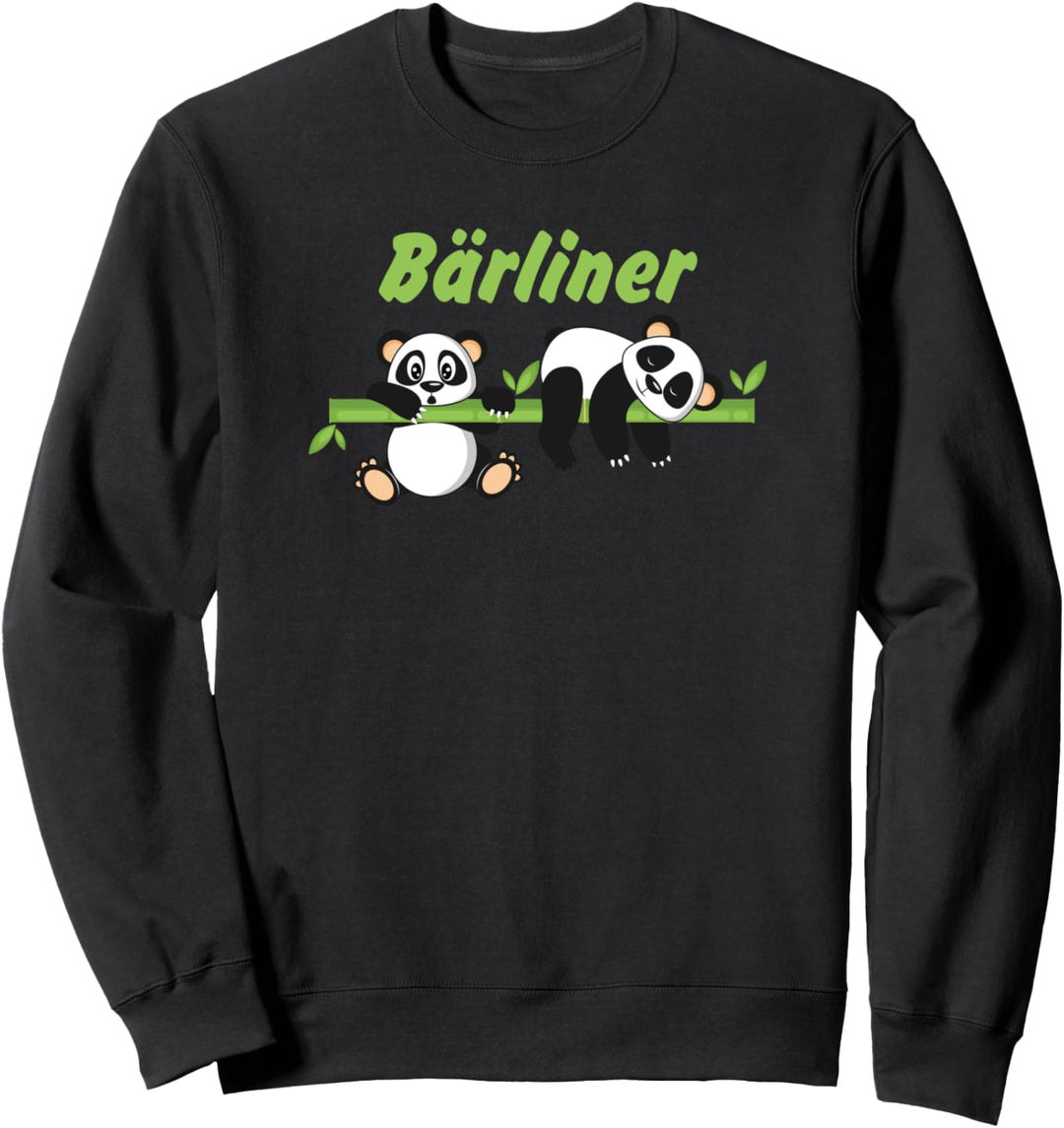 Süsse Pandanbären Berlin Bär Geschenk, Berliner Souvenir Sweatshirt