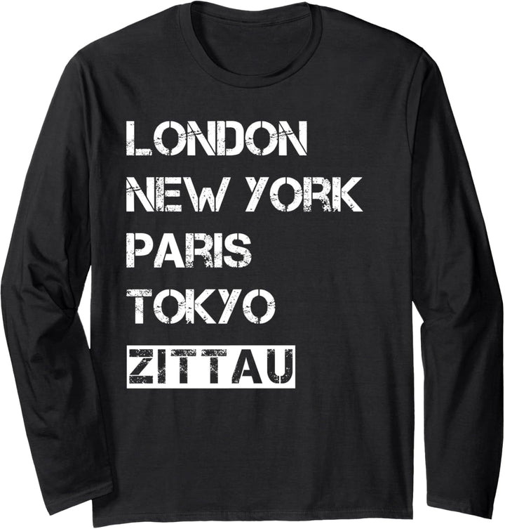 Meine Stadt! Geburtsort & Heimatliebe Zittau Langarmshirt