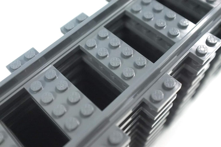 Trixbrix.eu Crossings (Double Straight Tracks Box 10 Stück) Double straight tracks BOX 10pcs, Double