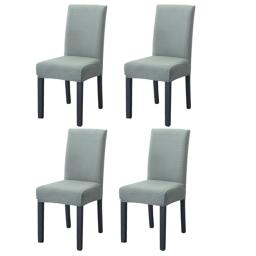 PETCUTE Stuhlhusse stuhlüberzug hussen für stühle Stretch stuhlschleifen Stretch stuhlhussen Grün 4e