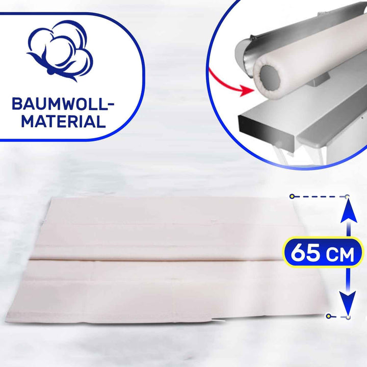 MONTERAL Bügeltuch Universal für Mangel Bügelautomat Walzbreite 65 cm mit dem Originalcode 00450134