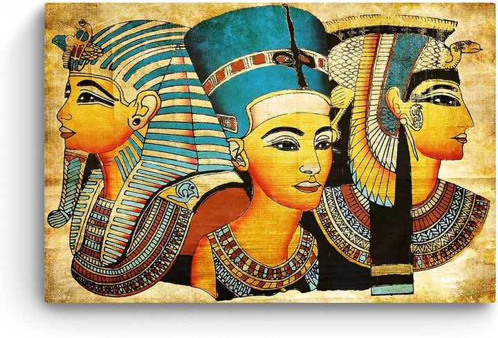 Startonight Bilder Ägyptische Götter, Leinwandbilder Moderne Kunst, Abstrakte Wanddeko Kunstdrucke,