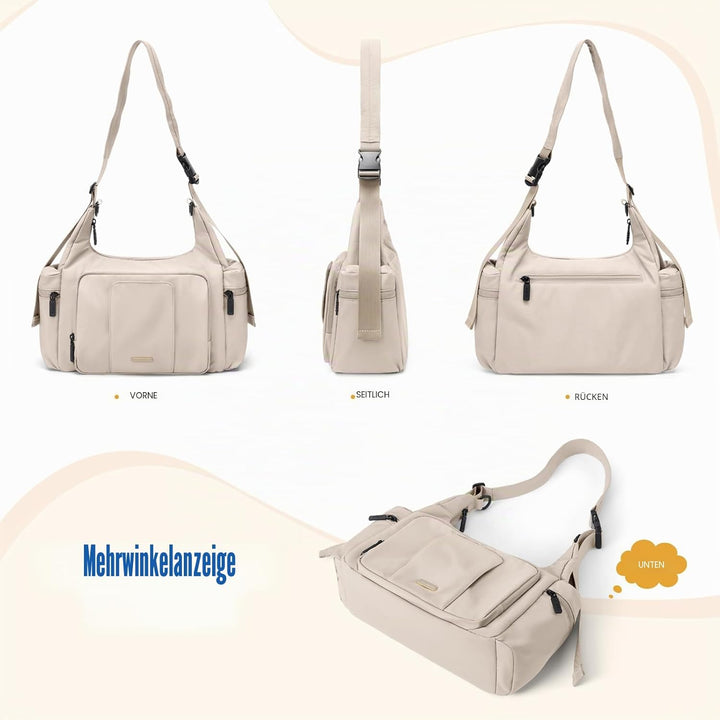 Baby Wickeltasche,Gross 14L Windeltasche für Unterwegs Diaper Bag, Wickelunterlage Multifunktions Lä