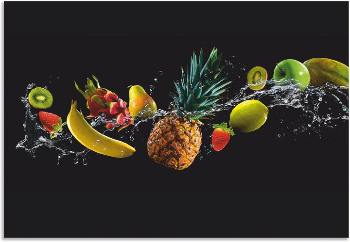 ARTland Küchenrückwand Alu 80x55 cm (BxH) viele weitere Grössen Spritzschutz Küche für Herd Spüle De