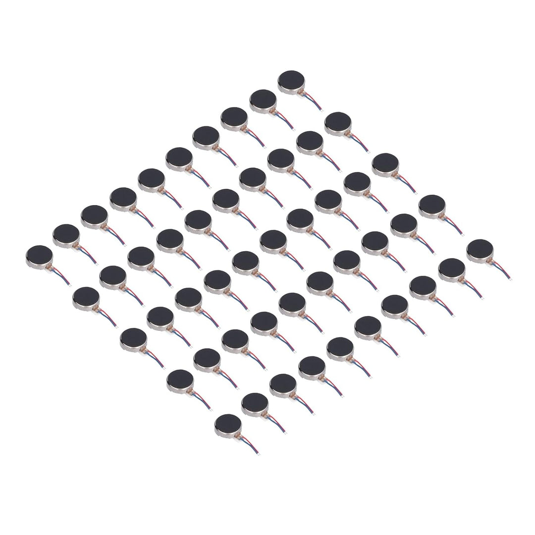 50 Stück Mini-Vibrationsmotoren DC 3V 10x2,7 Mm Anti-Interferenz Kleiner Leichter, Geräuscharmer Mik