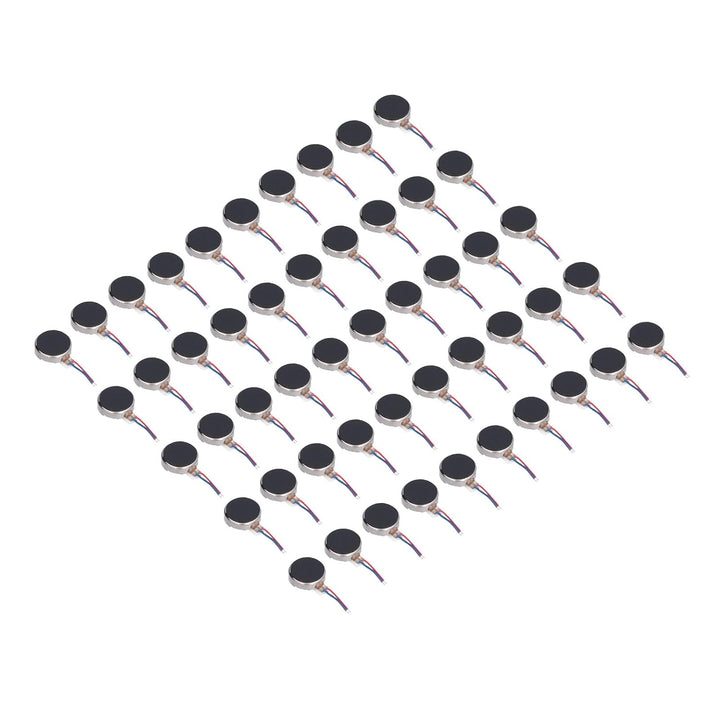 50 Stück Mini-Vibrationsmotoren DC 3V 10x2,7 Mm Anti-Interferenz Kleiner Leichter, Geräuscharmer Mik