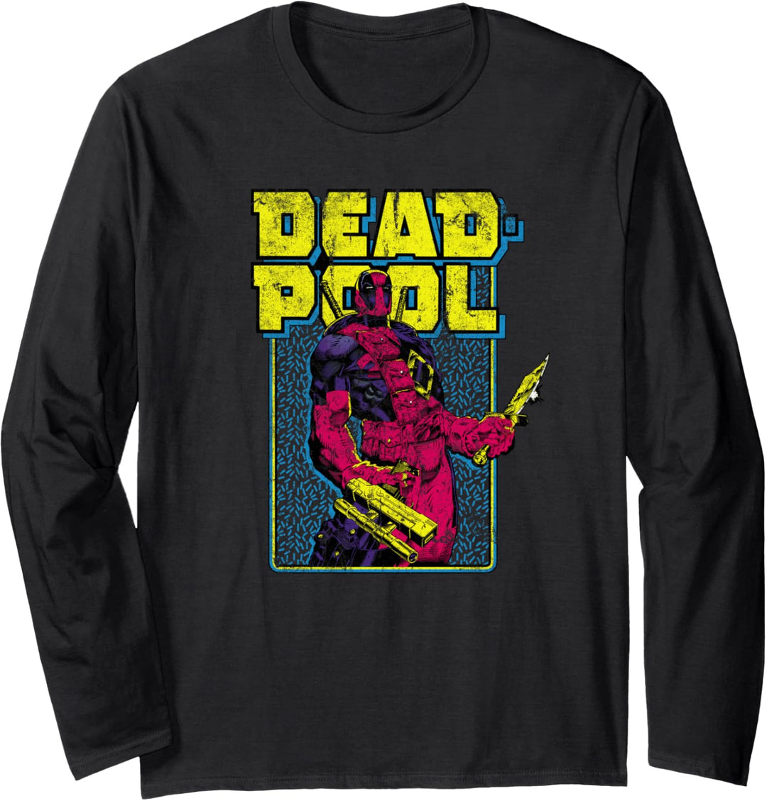 Marvel Deadpool 90's Style Langarmshirt