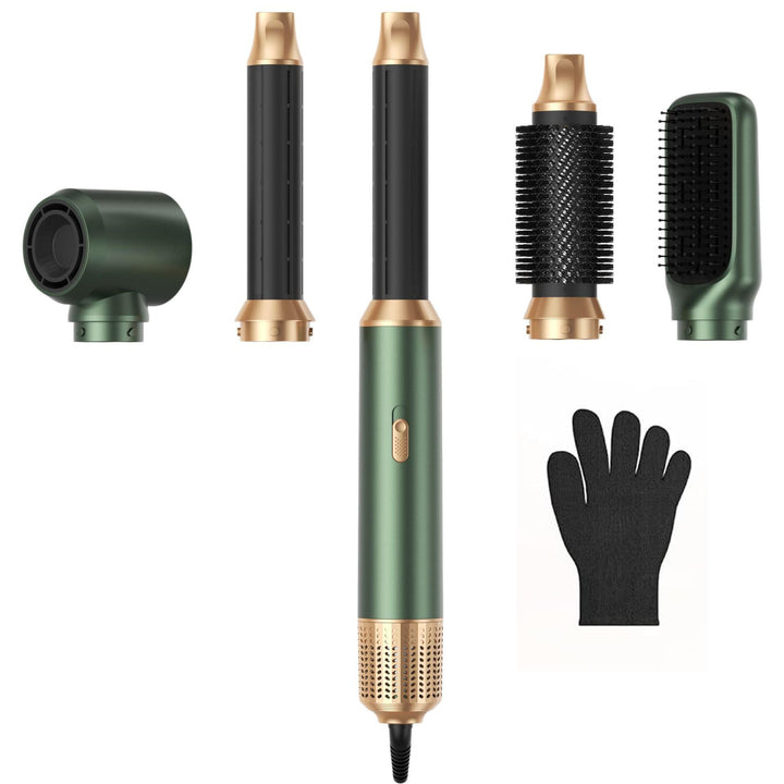 Airstyler 5 in 1 Hair Styler 1000W Warmluftbürste Set mit Auto Lockenstäbe,1000W Haartrockner Air br