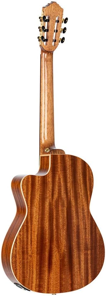 Ortega Guitars Slim Neck Konzertgitarre Performer Series 4/4 Thinline Korpus Elektro-akustische Gita