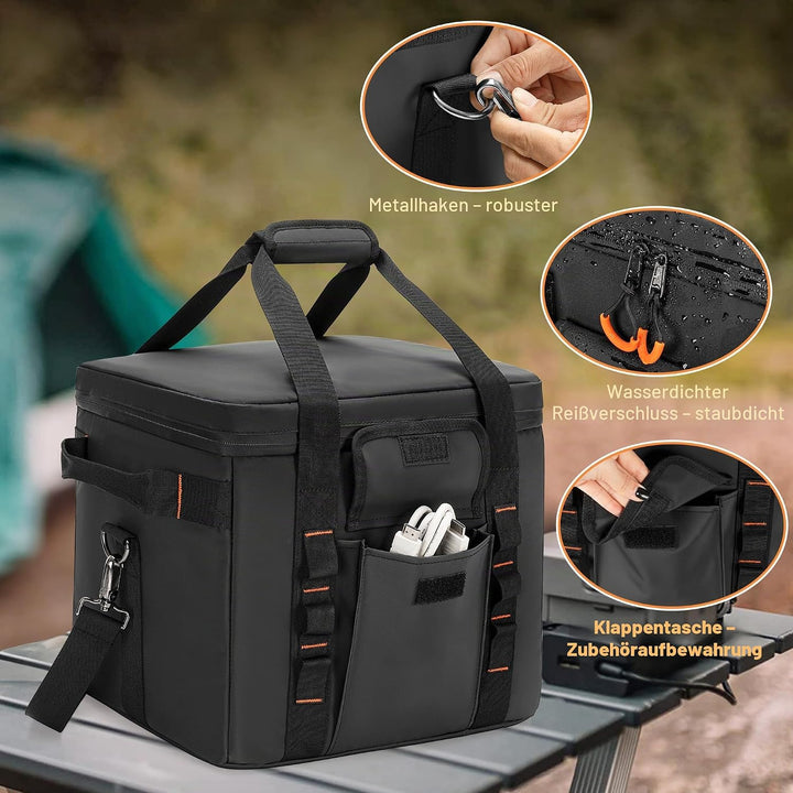Trunab Wasserdichte Tragetasche Kompatibel mit Jackery Explorer 300/500/1000/1000Pro/ECOFLOW River 2