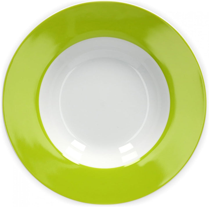 van Well Vario Suppenteller-Set 6-teilig - Teller-Service für 6 Personen - tiefe Pasta-Teller 21,5cm