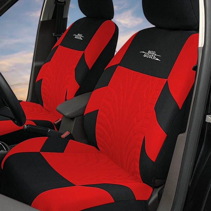AUTOYOUTH Autositzbezüge, Vordersitzbezüge, mit geteilter Autobank, für Damen, komplettes Set, Sitzs